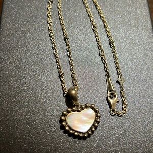 LAGOS ‘Maya’ Mother of Pearl Heart Necklace